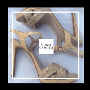 Vince Camuto woven stiletto heels